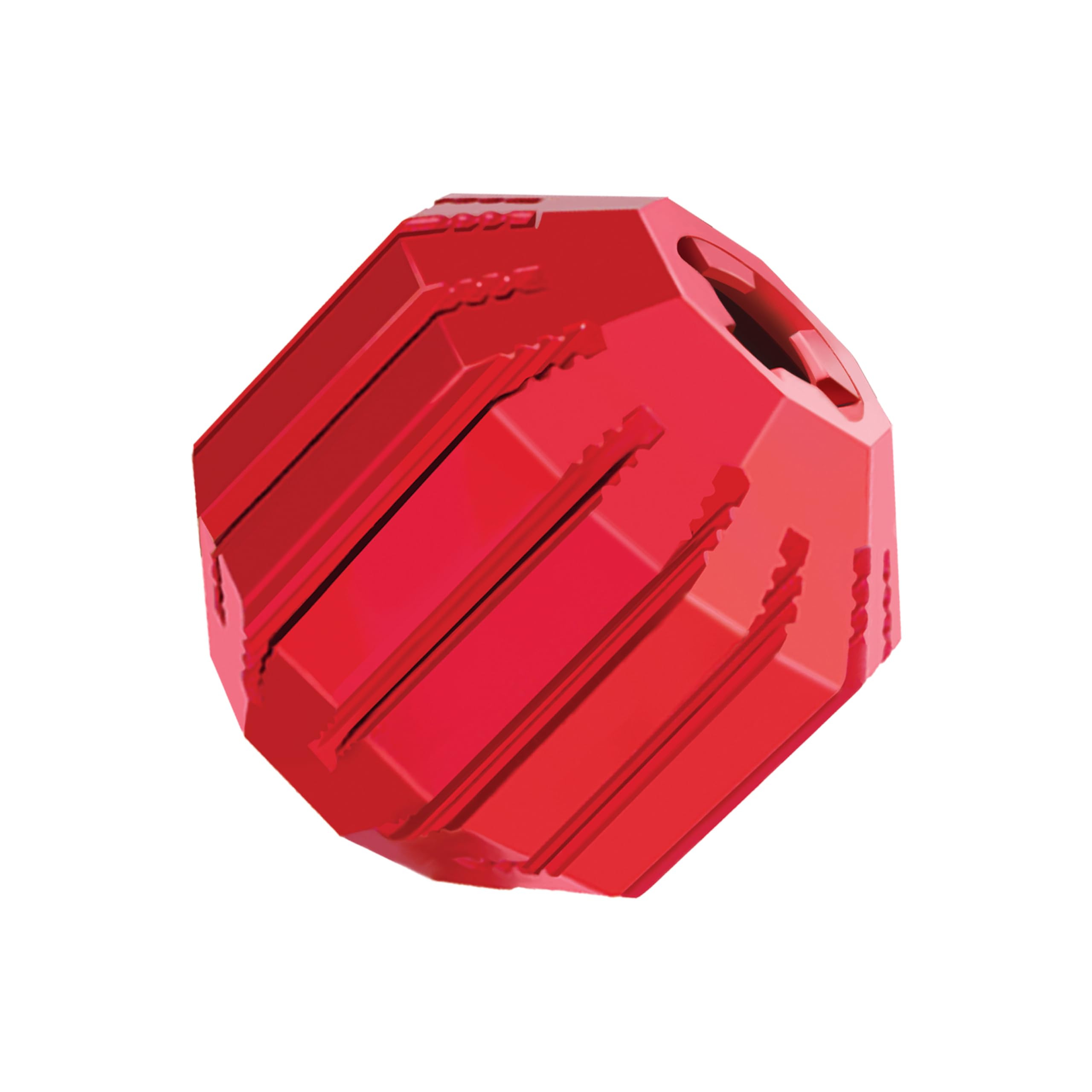 KONG close-up texture en caoutchouc montrant reliefs pour nettoyage dentaire