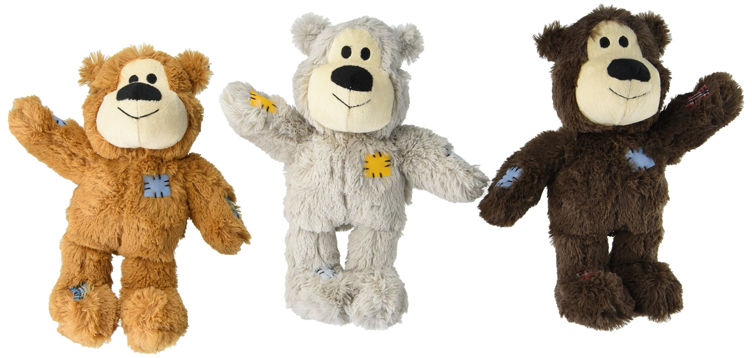 KONG Wild Knot Bear face avant montrant peluche douce et attrait pour câlins