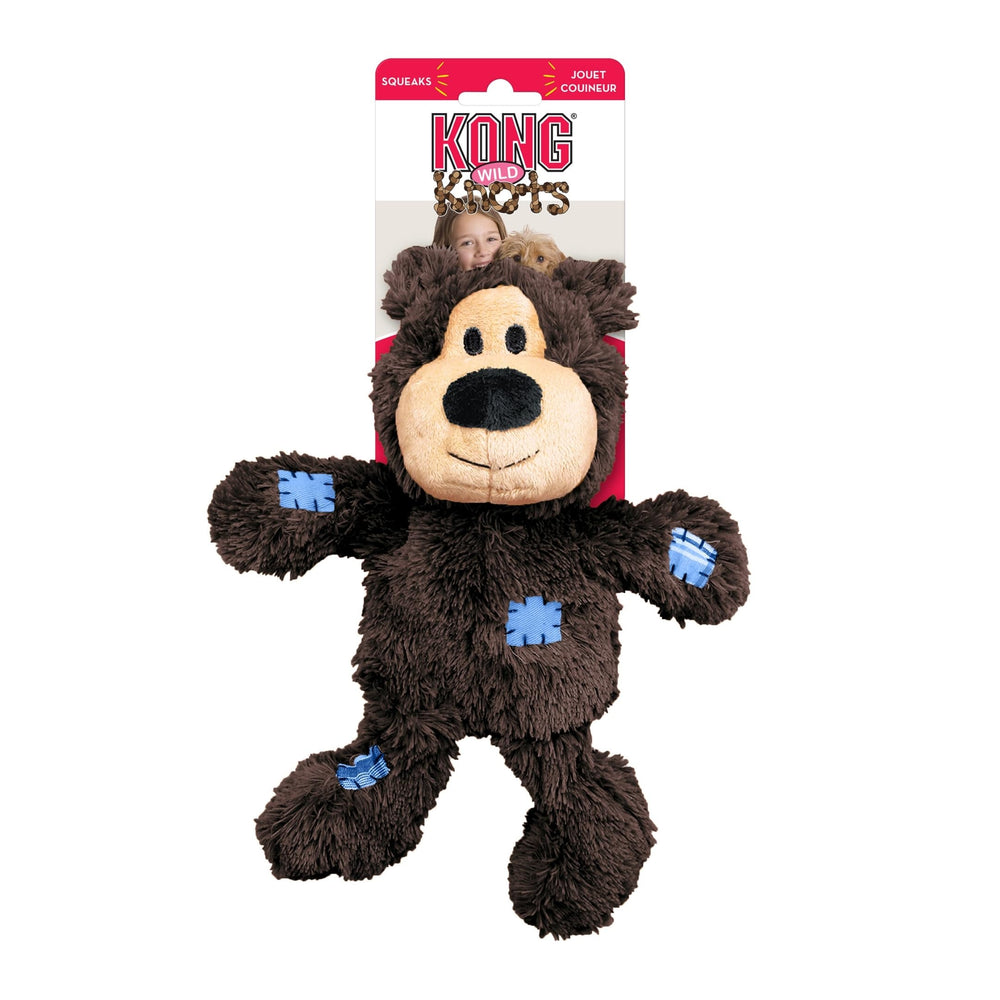 KONG Wild Knots Bear en utilisation intérieure favorisant interactions calmes