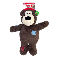 KONG Wild Knots Bears Jumbo face avant montrant design doux et résistant
