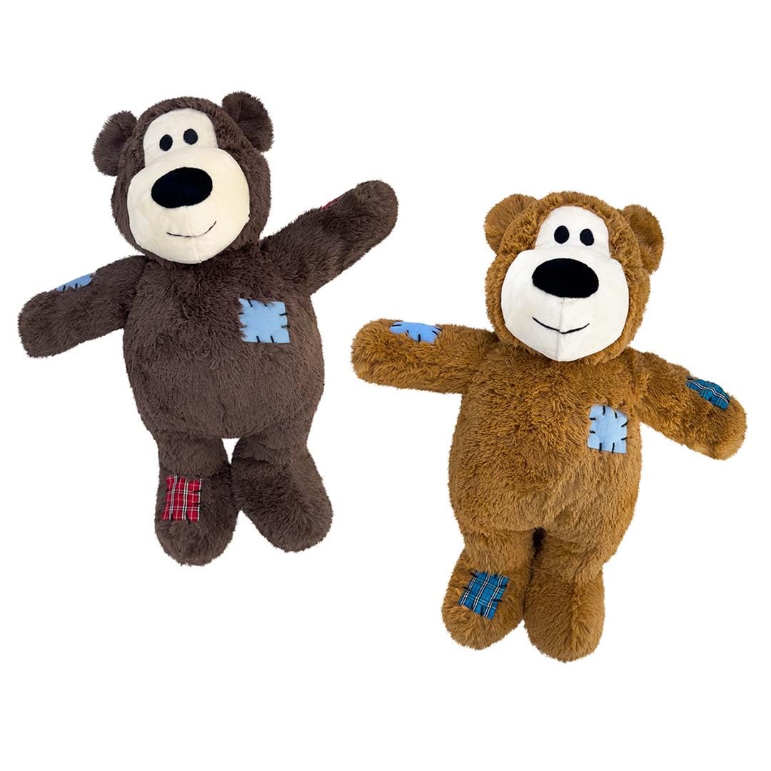 KONG Wild Knots Bears Jumbo gros plan sur la corde interne montrant durabilité