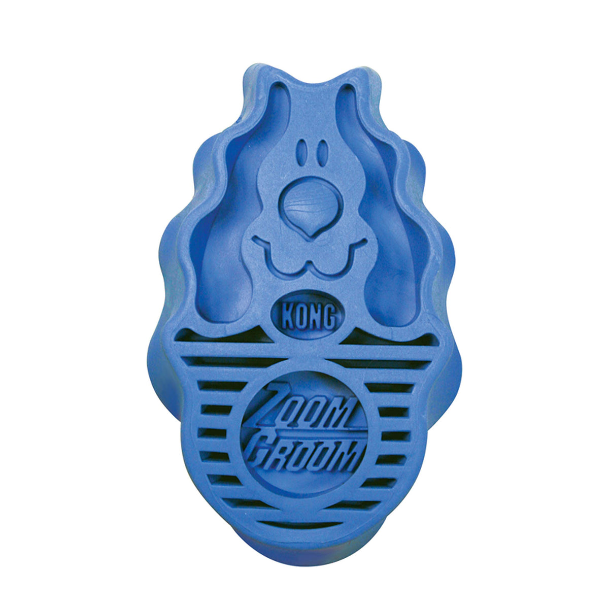 KONG ZoomGroom vue de face montrant la forme ergonomique et prise confortable