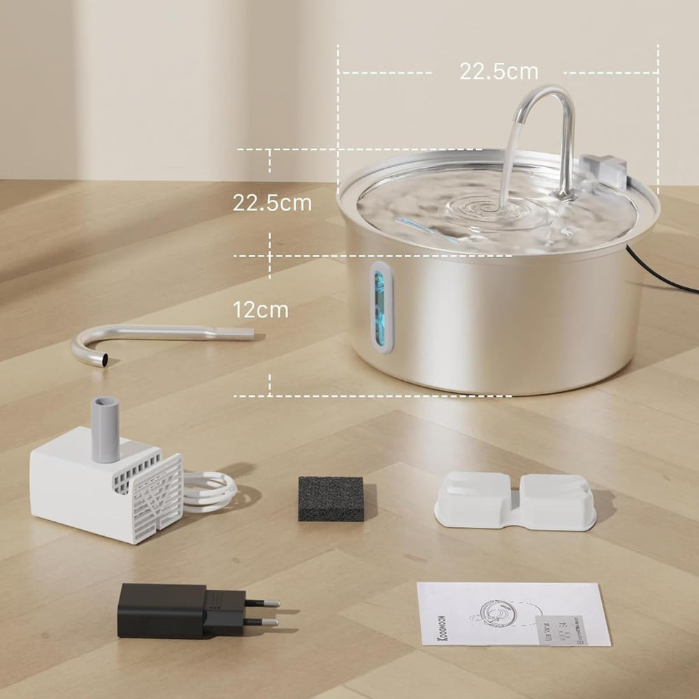 KOOGMOON acier inox détail finition durable et facile à laver