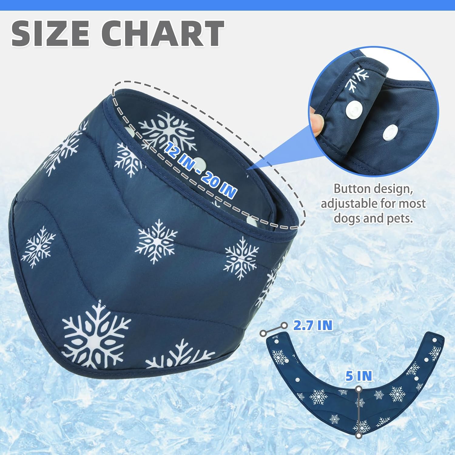 KOOLTAIL motif Snowflake visible apportant style et fonctionnalité lors des sorties