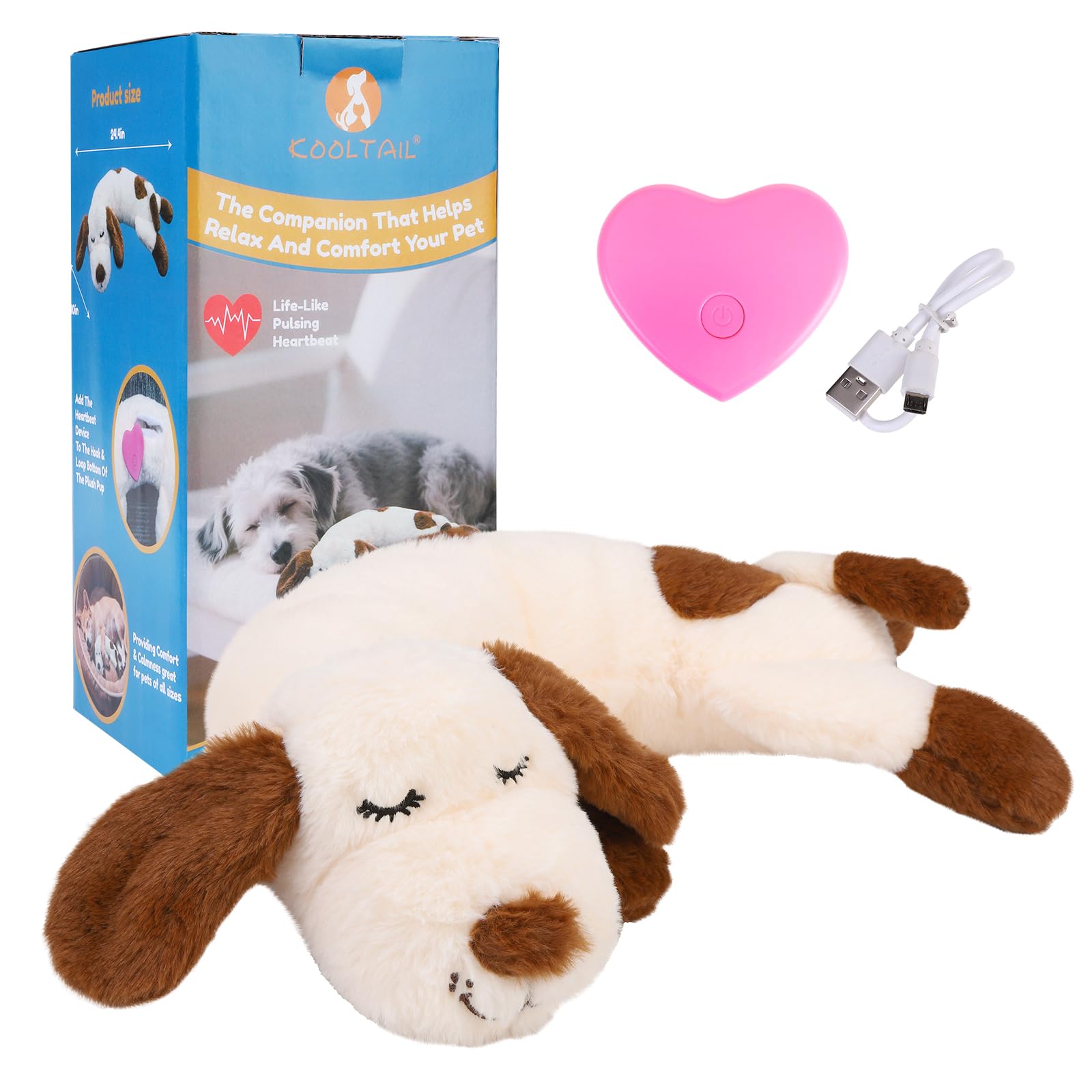 KOOLTAIL face avant de la peluche montrant confort et design