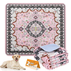 KOOLTAIL vue avant du lot de 2 tapis montrant taille et motif, protection immédiate
