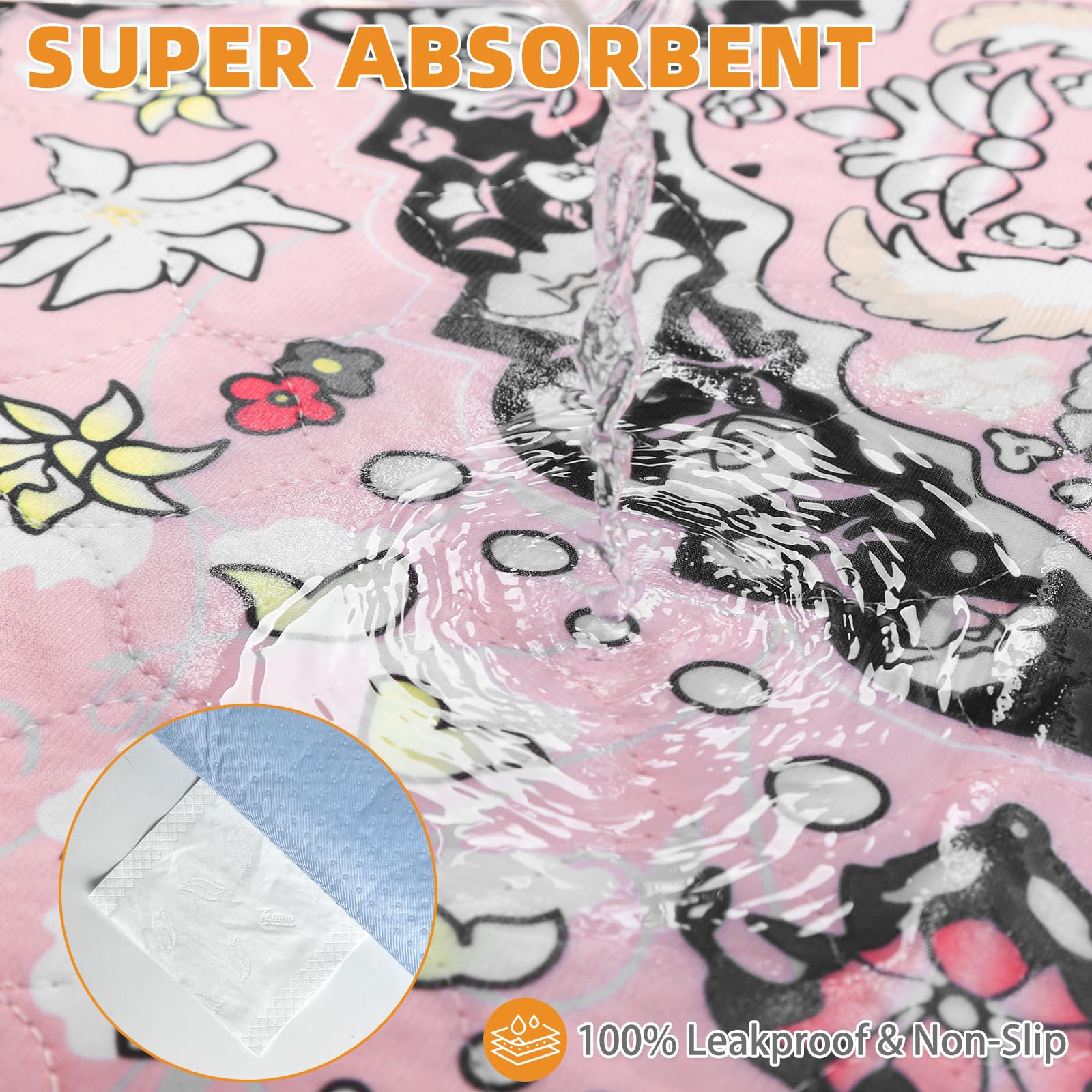 KOOLTAIL gros plan sur la surface douce du tapis offrant confort et absorbtion