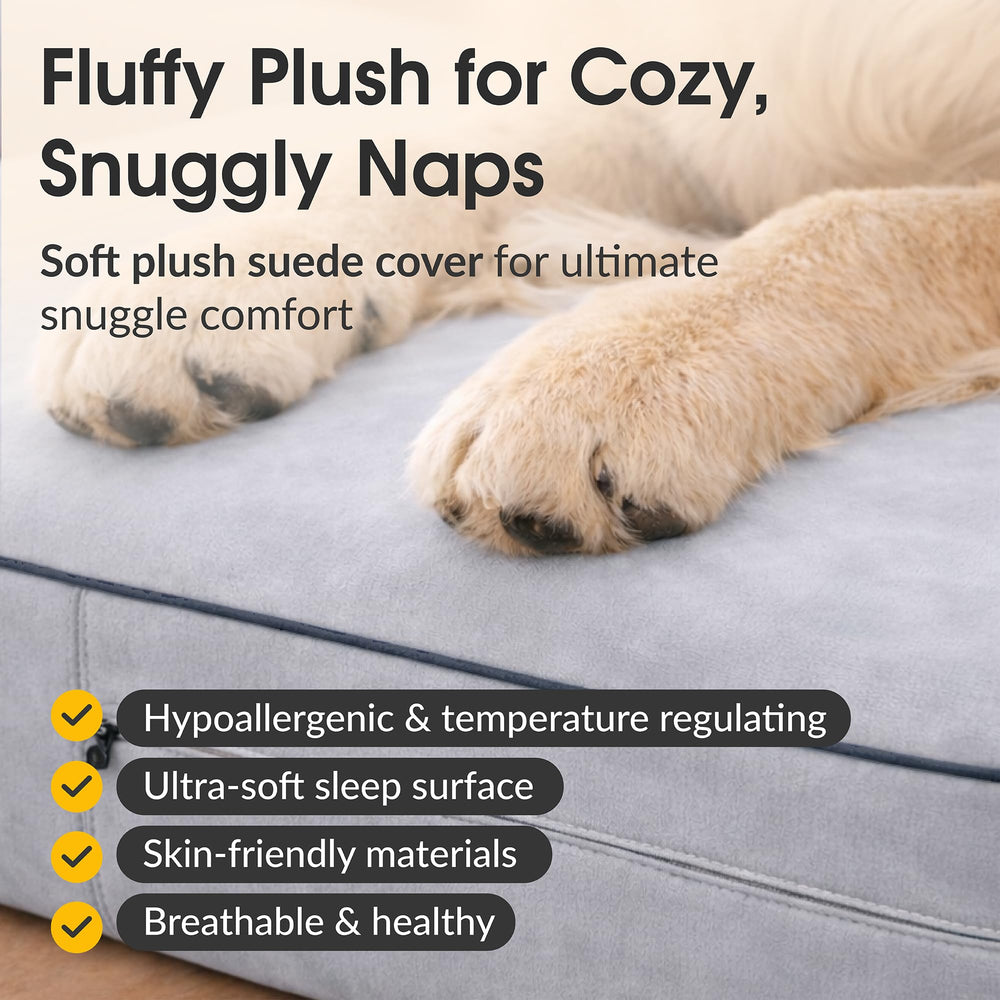 KOPEKS chien couché sur le lit démontrant confort quotidien