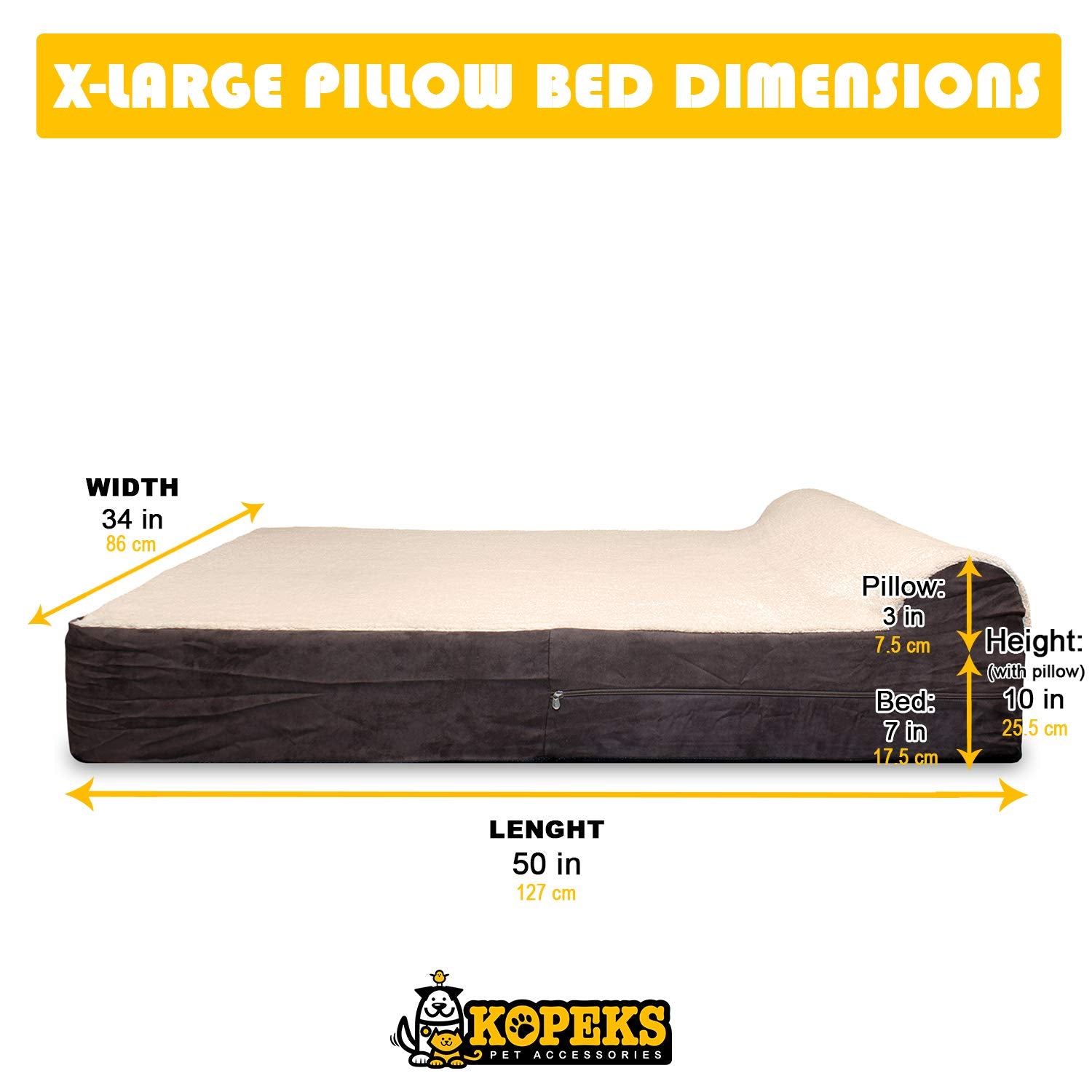 KOPEKS chien de grande race dormant confortablement sur le lit
