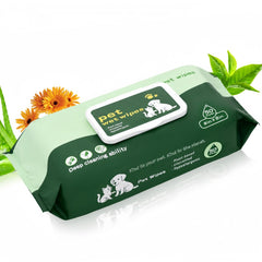 Kpeanutail paquet avant montrant 50 lingettes, pratique pour voyages