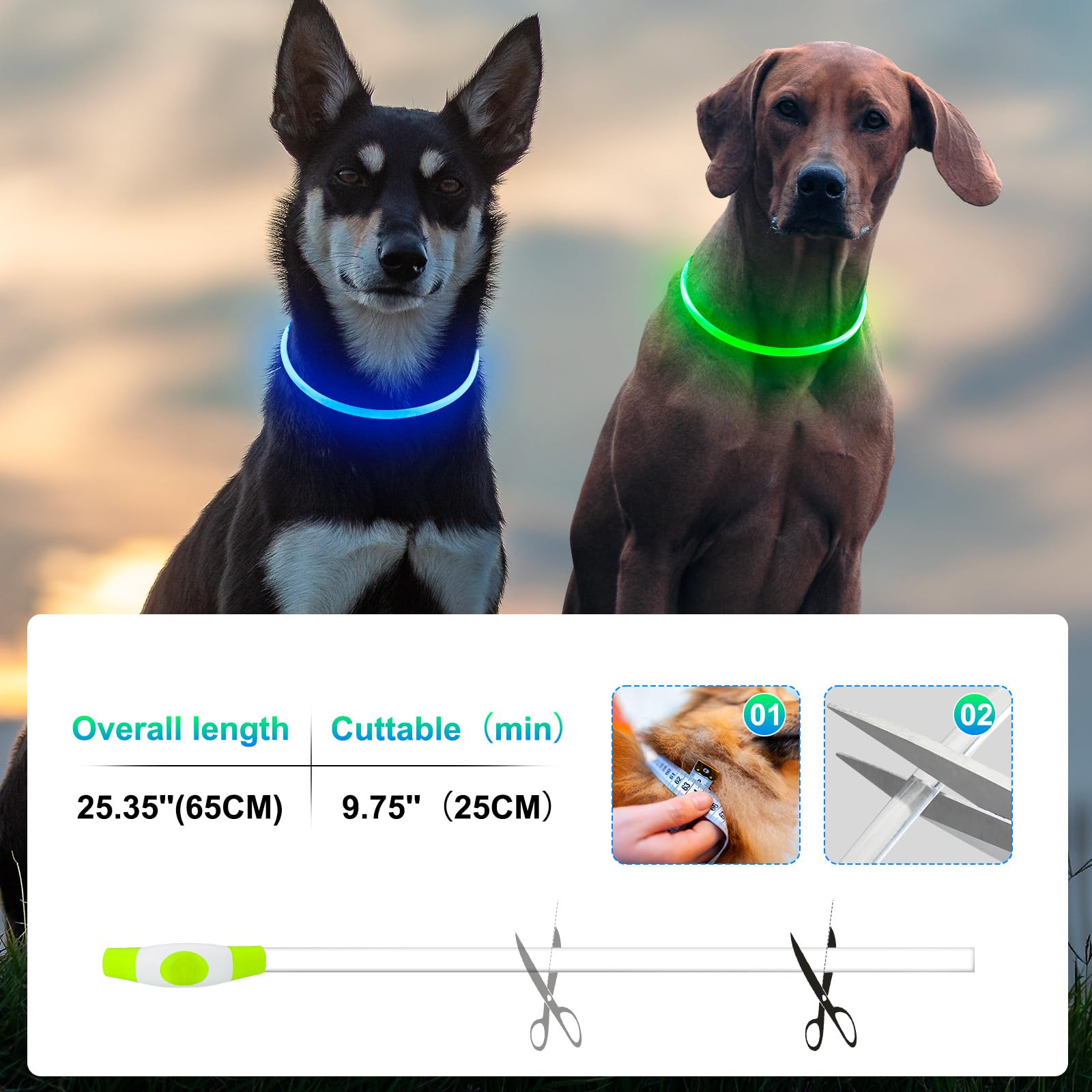 Kpuplol vue proche des LEDs allumées pour signalisation claire