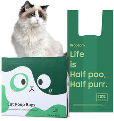 KropBom emballage avant montrant boîte de 125 sacs et bénéfice praticité