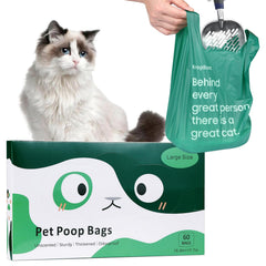 KropBom boîte avant montrant 60 sacs, rangement compact et pratique