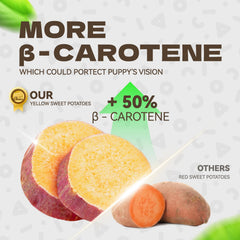 KUADELRO gros plan sur bandes de patate douce montrant texture appétente