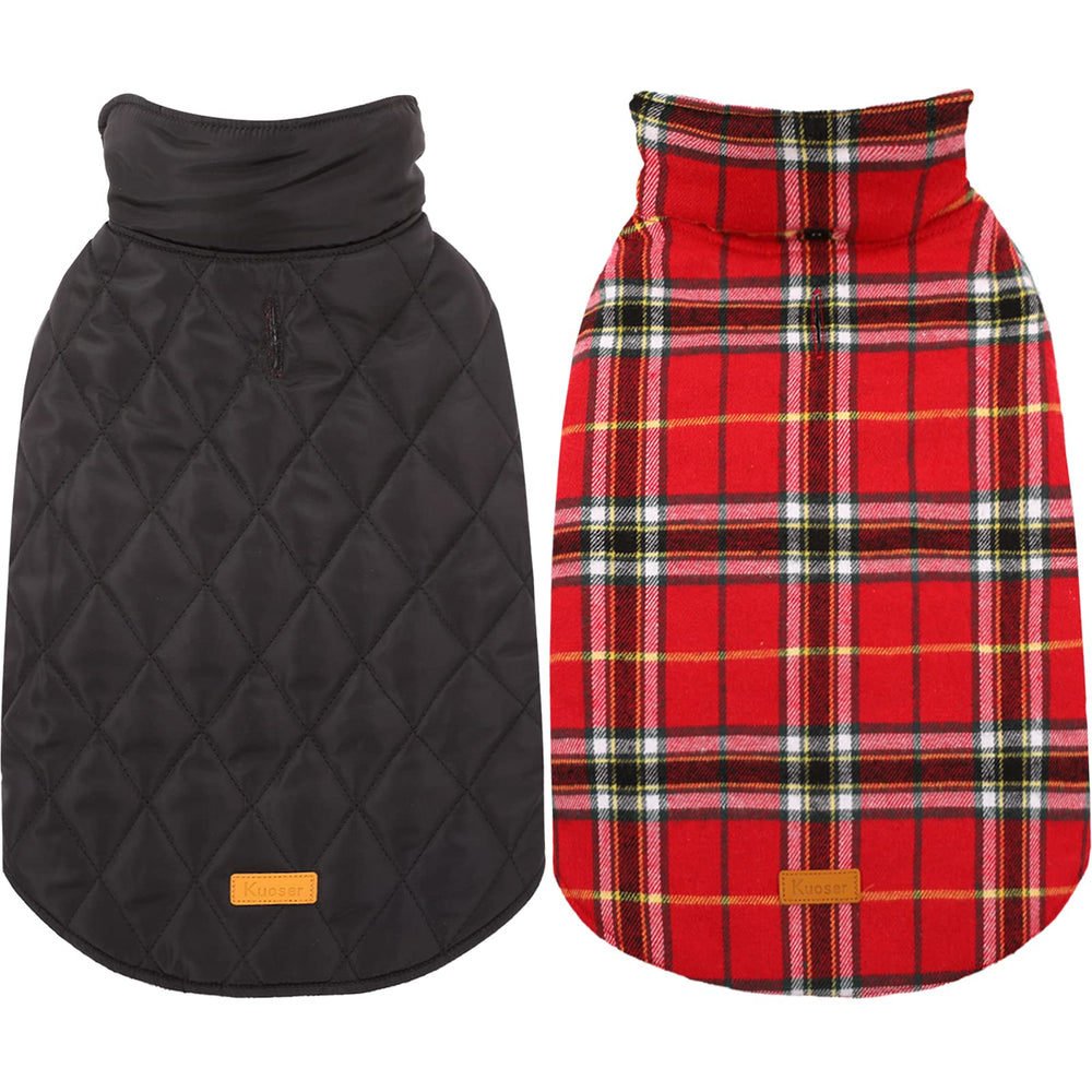 Kuoser vue devant sur chien montrant coupe et protection imperméable
