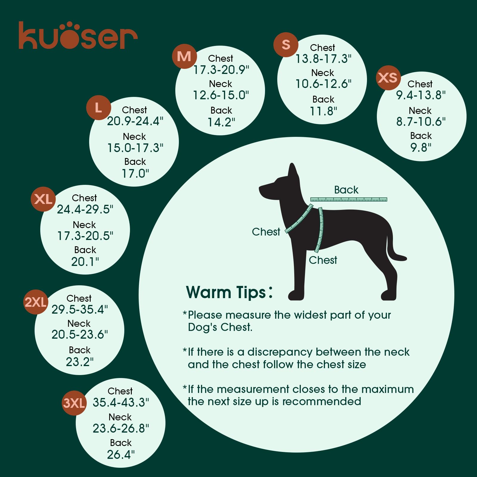 Kuoser côté réversible affichant deux styles et plus d'options