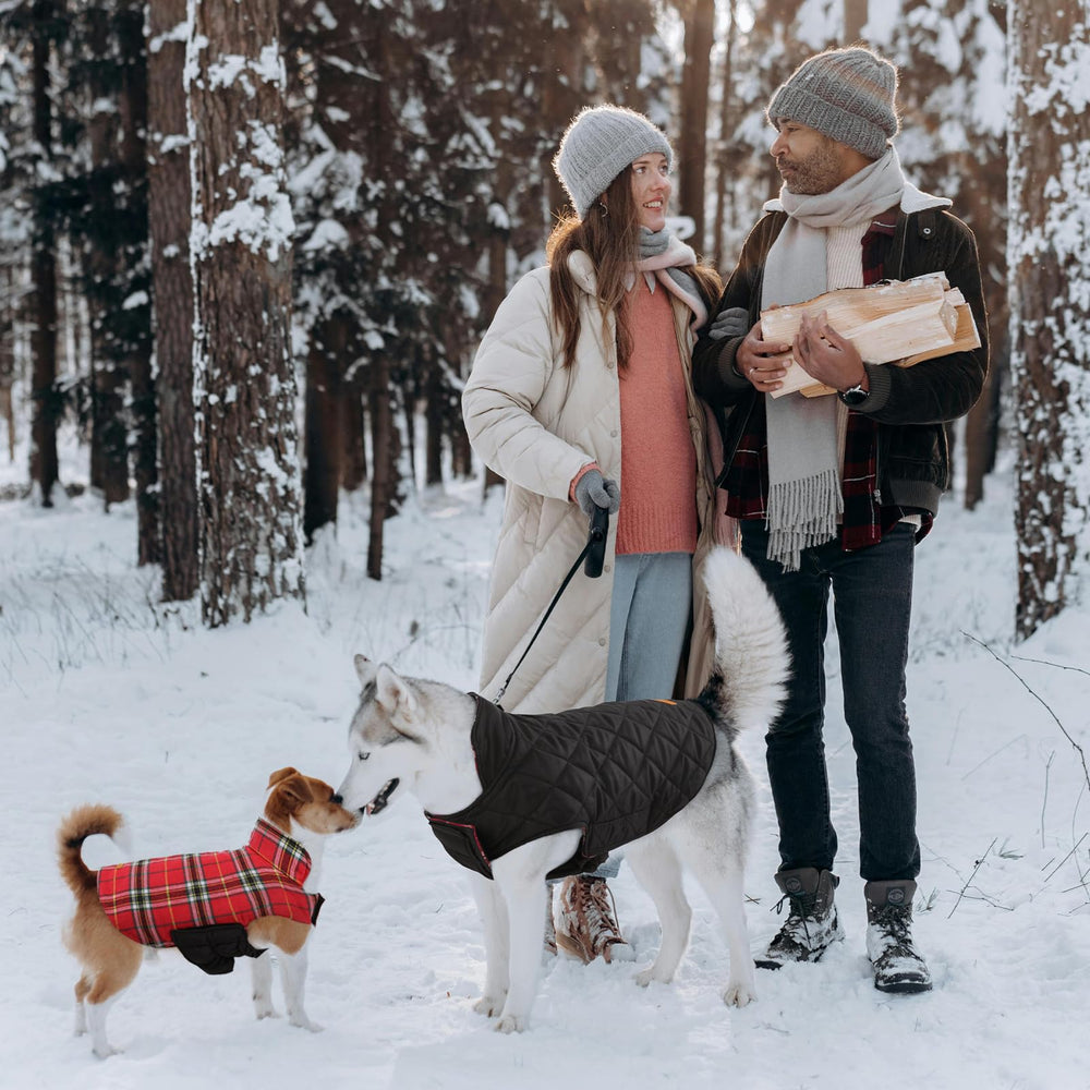 Kuoser motif tartan vintage montrant esthétique et finition soignée