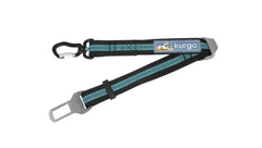 Kurgo boucle avant en Coastal Blue montrant fixation rapide et tranquillité