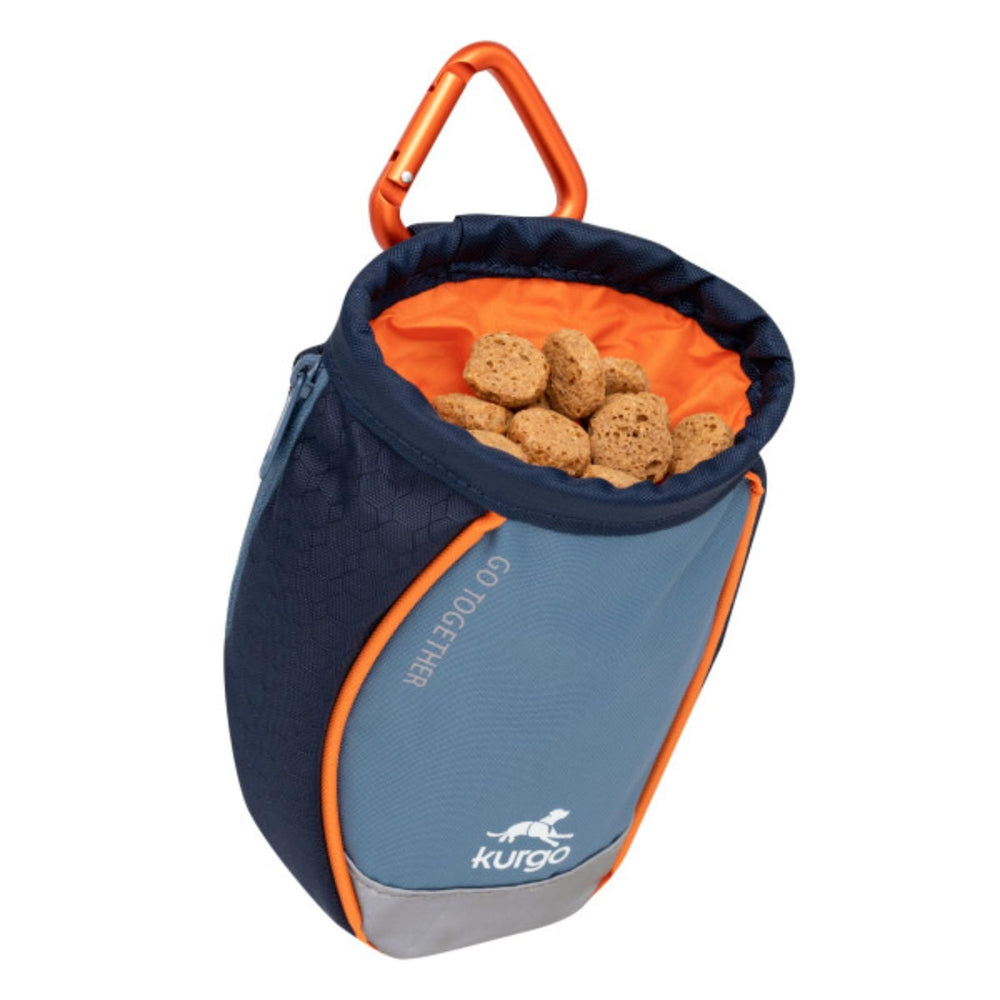 Kurgo poche zippée gros plan pour clés et sacs, rangement sécurisé