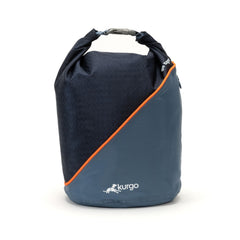 Kurgo Kibble Carrier face avant bleu marine montrant couture résistante et fermeture