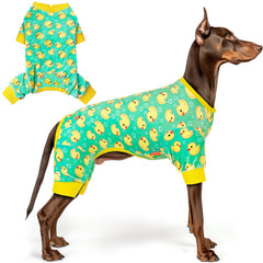 KYEESE pyjama chien face avant montrant coupe et imprimé, confortable