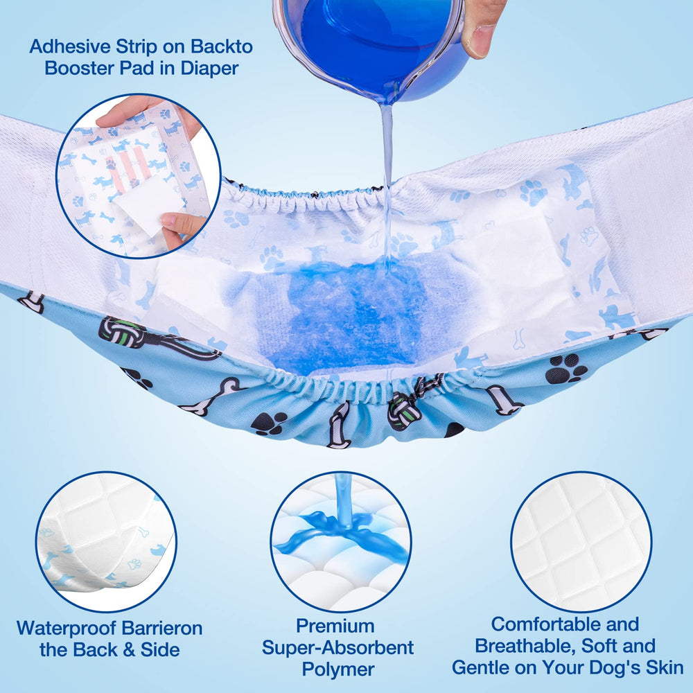 Ladadee insert placé dans une couche lavable, maintien discret