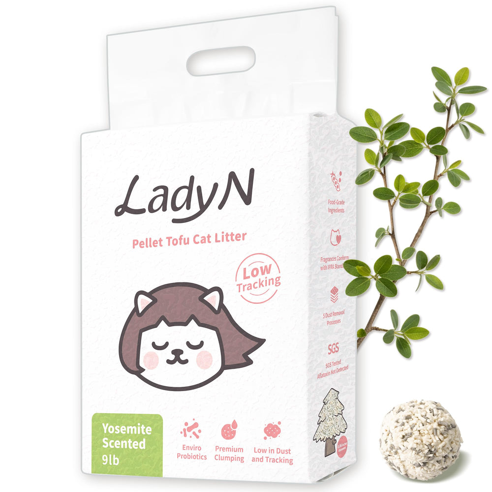 Lady N emballage 9lb montrant le sac et la marque, bénéfice stockage pratique