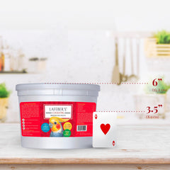 LAFEBER'S gros plan sur granulés montrant texture uniforme et qualité