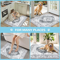 Lahome tapis placé dans caisse avec chiot, formation à la propreté facile