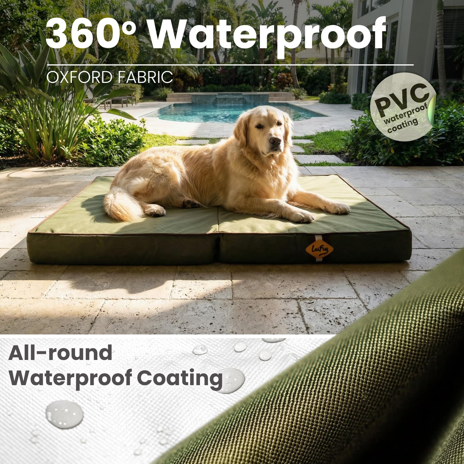 Laifug fermeture éclair imperméable assure protection contre l'humidité