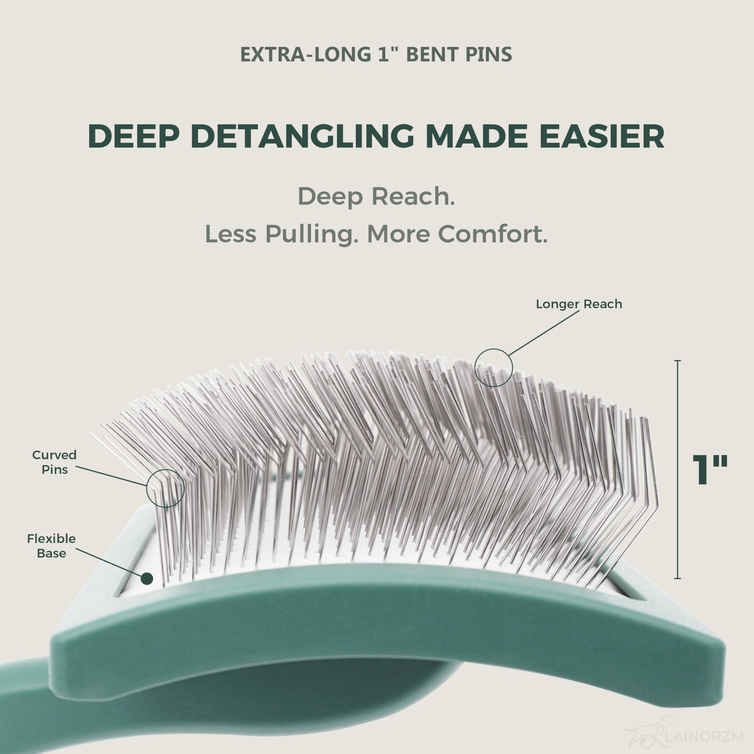 Lainorzm poignée ergonomique antidérapante pour un maintien confortable