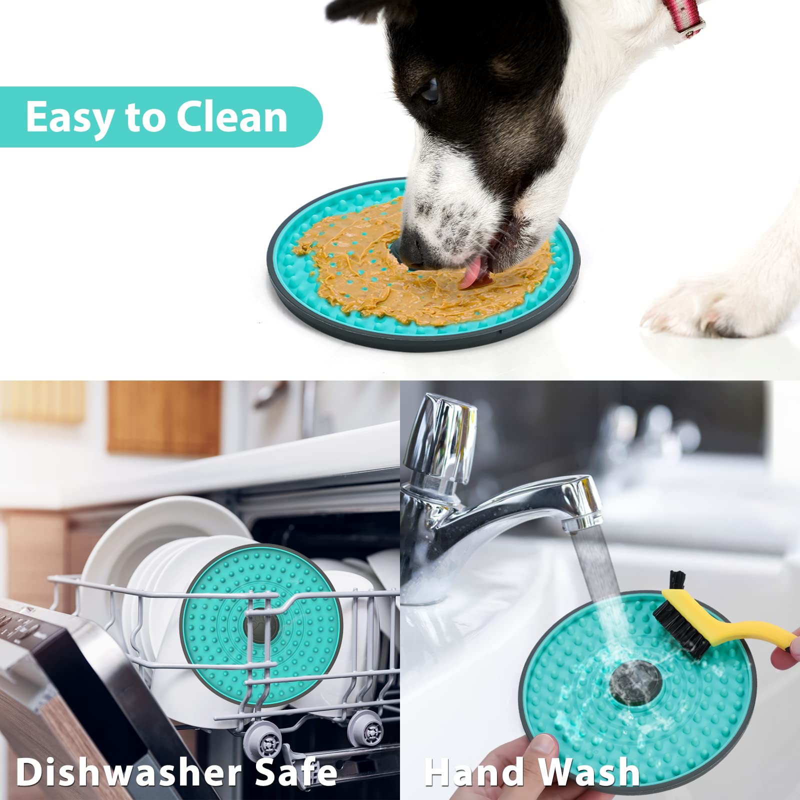 Lalolee tapis avec chien à côté montrant taille réelle et usage