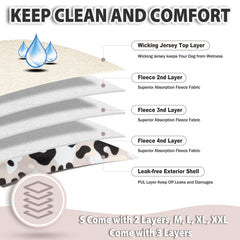 Langsprit détail doublure absorbante douce pour confort