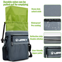 LANNEY distributeur de sacs latéral accessible des deux mains pour hygiène rapide