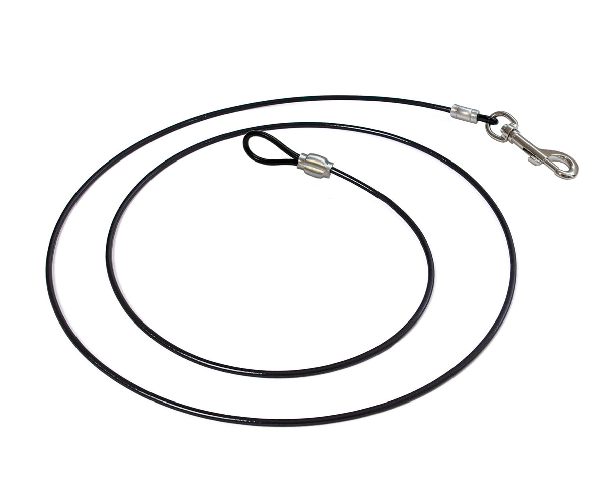 LAST LEASH vue frontale du produit montrant la fixation solide et sécurité