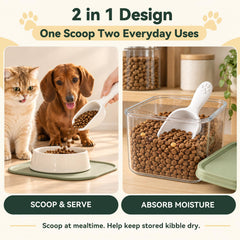 LAZYSEAL pelle utilisée dans un sachet pour portionner proprement