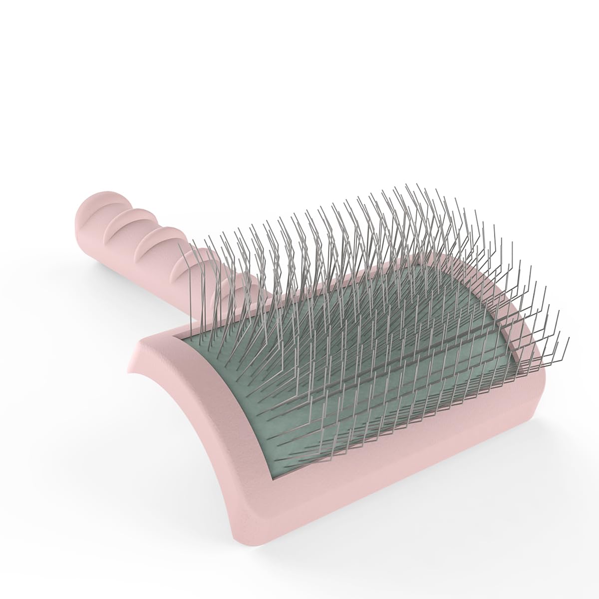 LBMBAIC brosse slicker dos montrant la surface de contact confortable