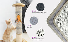 LCSICY zoom sur couche 80-grit oxyde d'aluminium pour limer les griffes