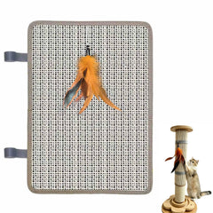 LCSICY face avant du tapis grattoir montrant la texture et protection des meubles