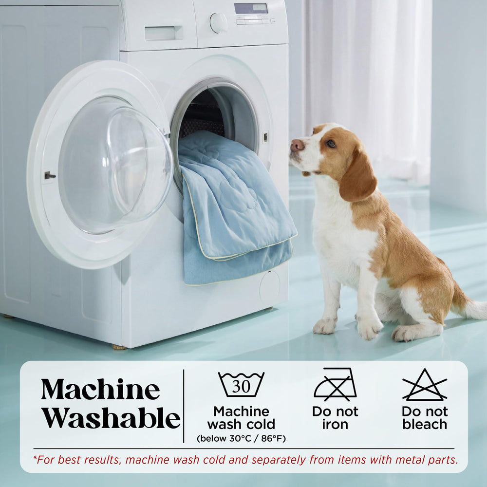LE SURE image montrant lavage en machine facile et entretien simple