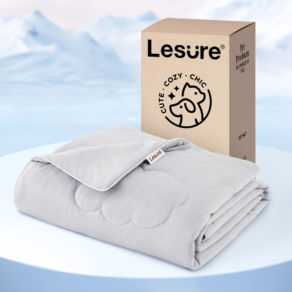 LE SURE vue face avant de la couverture, protection élégante pour meubles