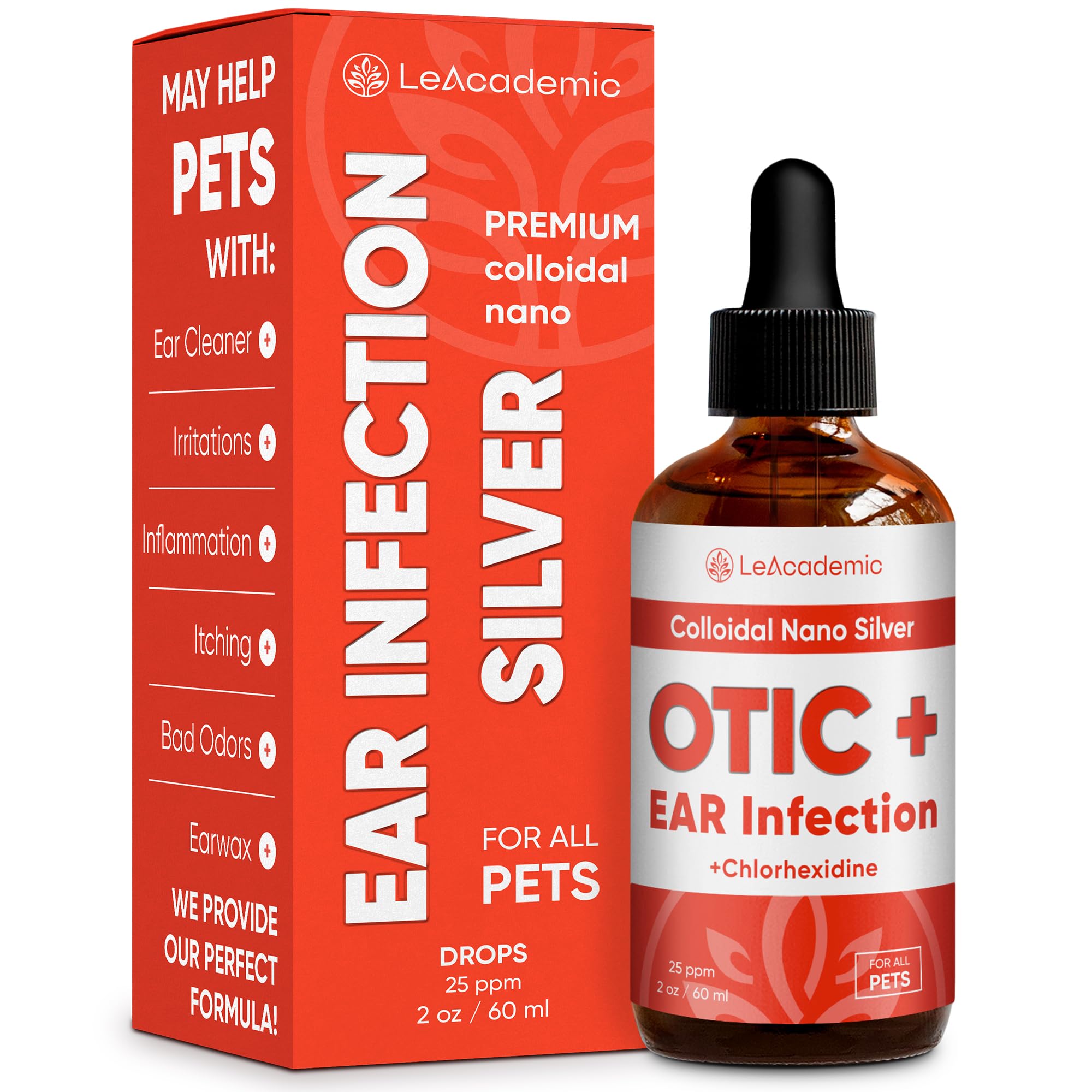 LeAcademic flacon OTIC+ visible face pour identification et usage sûr