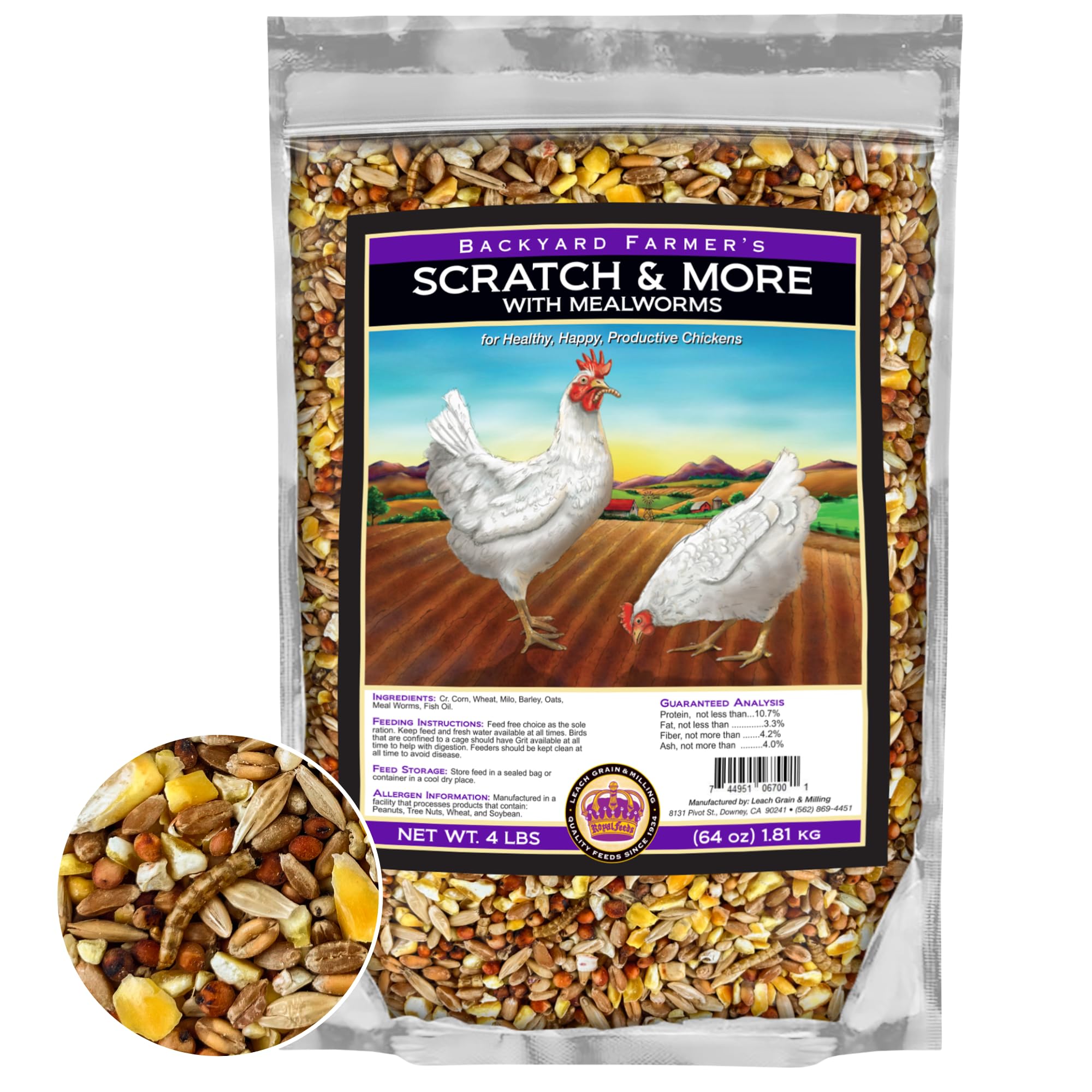 LEACH GRAIN sachet avant montrant l'emballage attractif et information produit