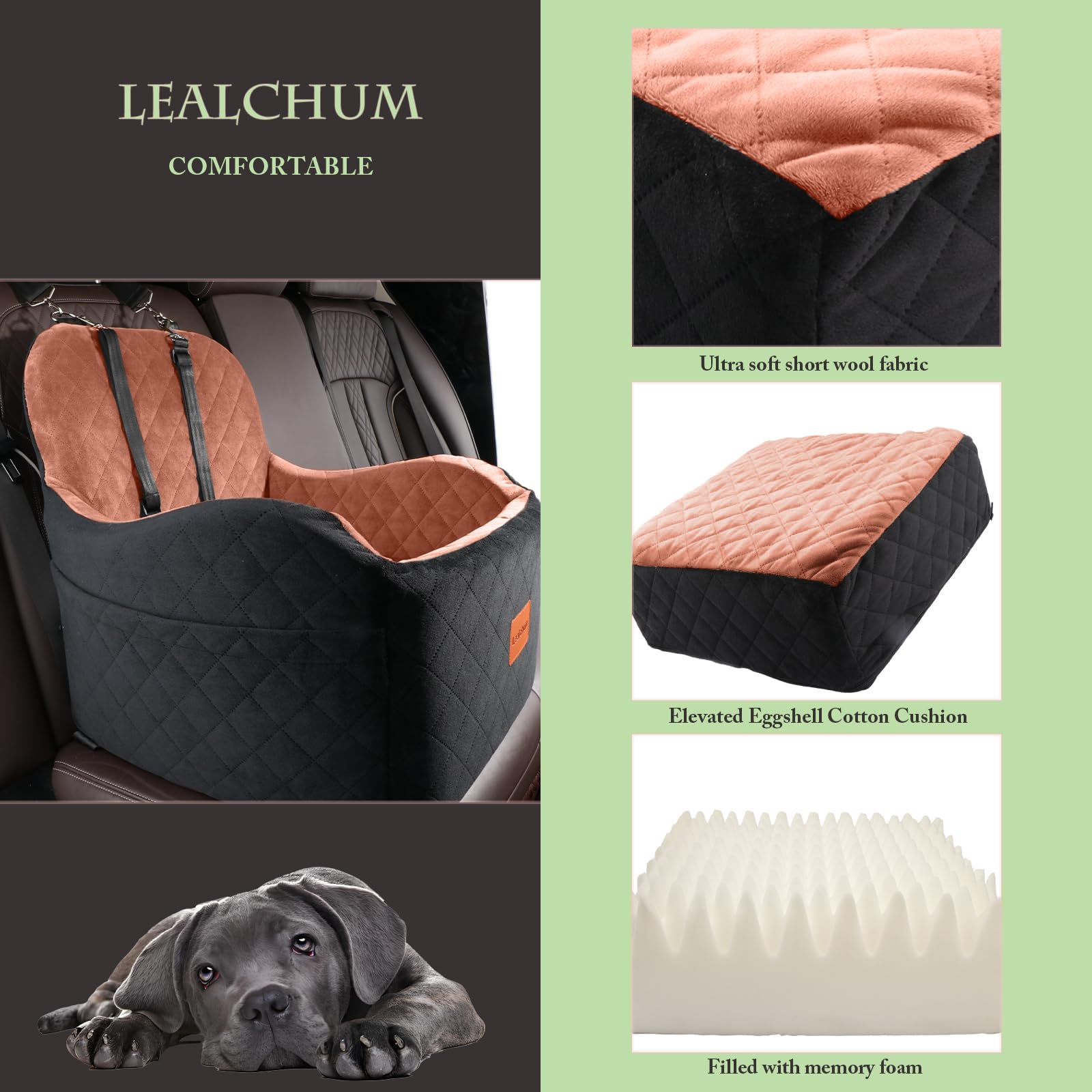 Lealchum sangles et boucles réglables assurant fixation sûre