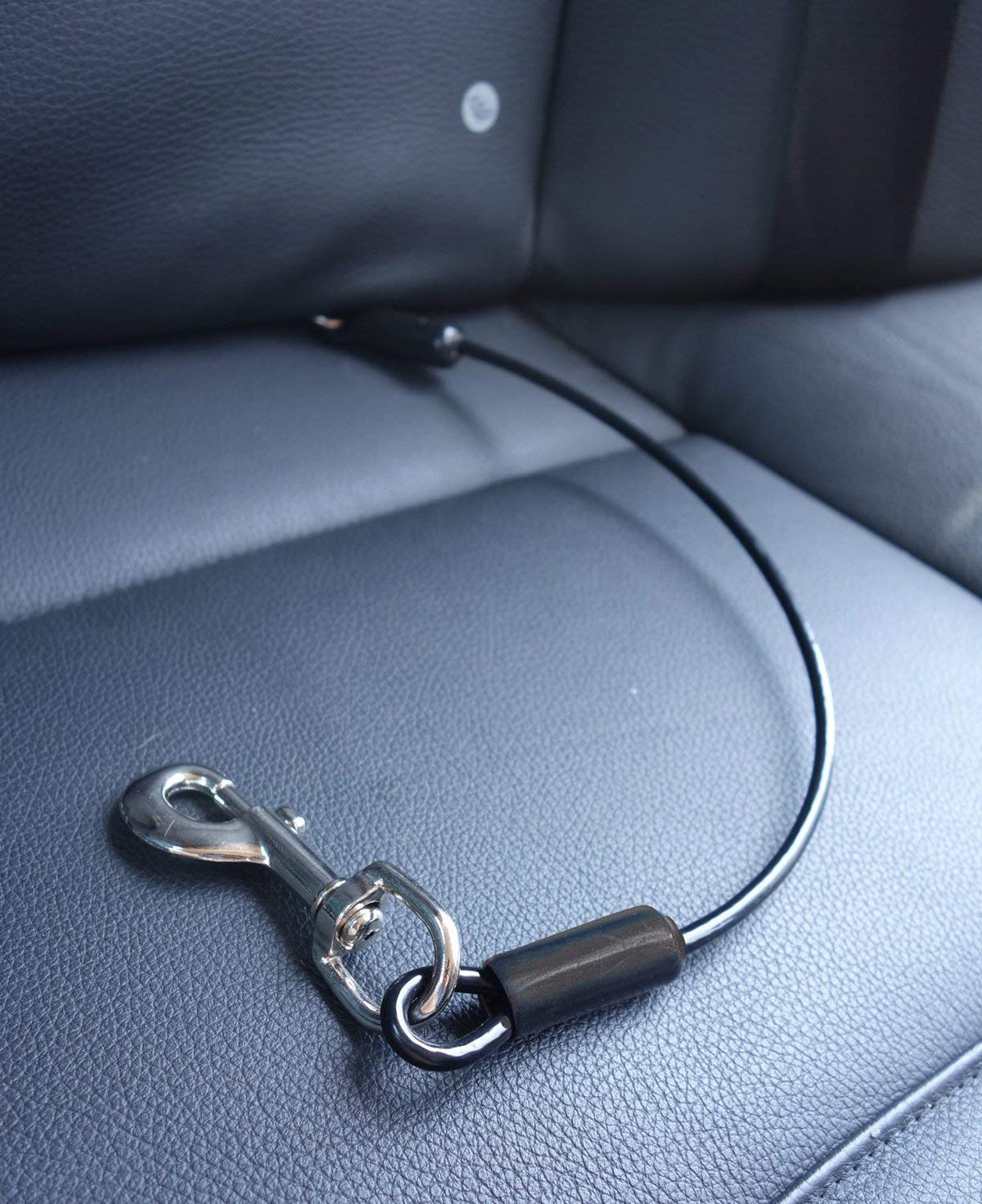 Leash Boss face de l'emballage montrant la ceinture résistante et sécurisante