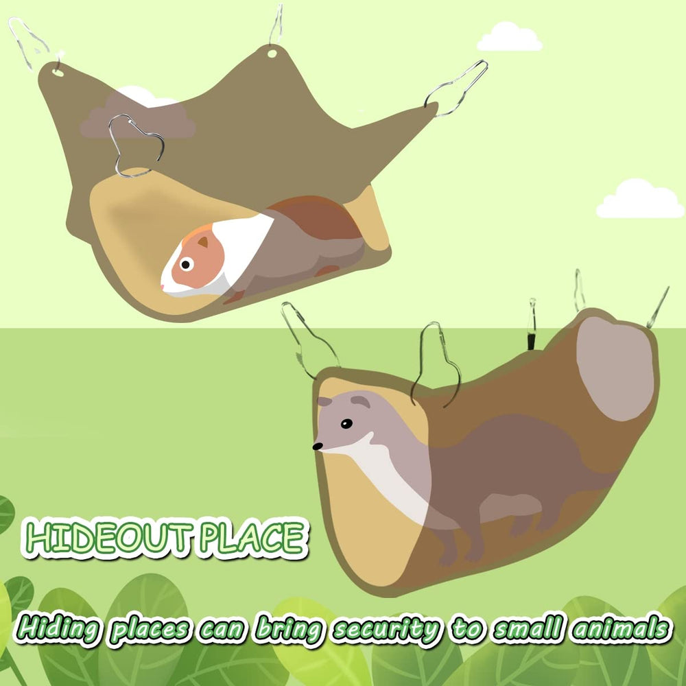LEFTSTARER tunnel intérieur avec espace de jeu sécurisé pour rongeur