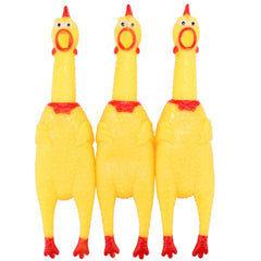 LEGEND SANDY poulet face emballage montrant le jouet attractif et sa couleur jaune