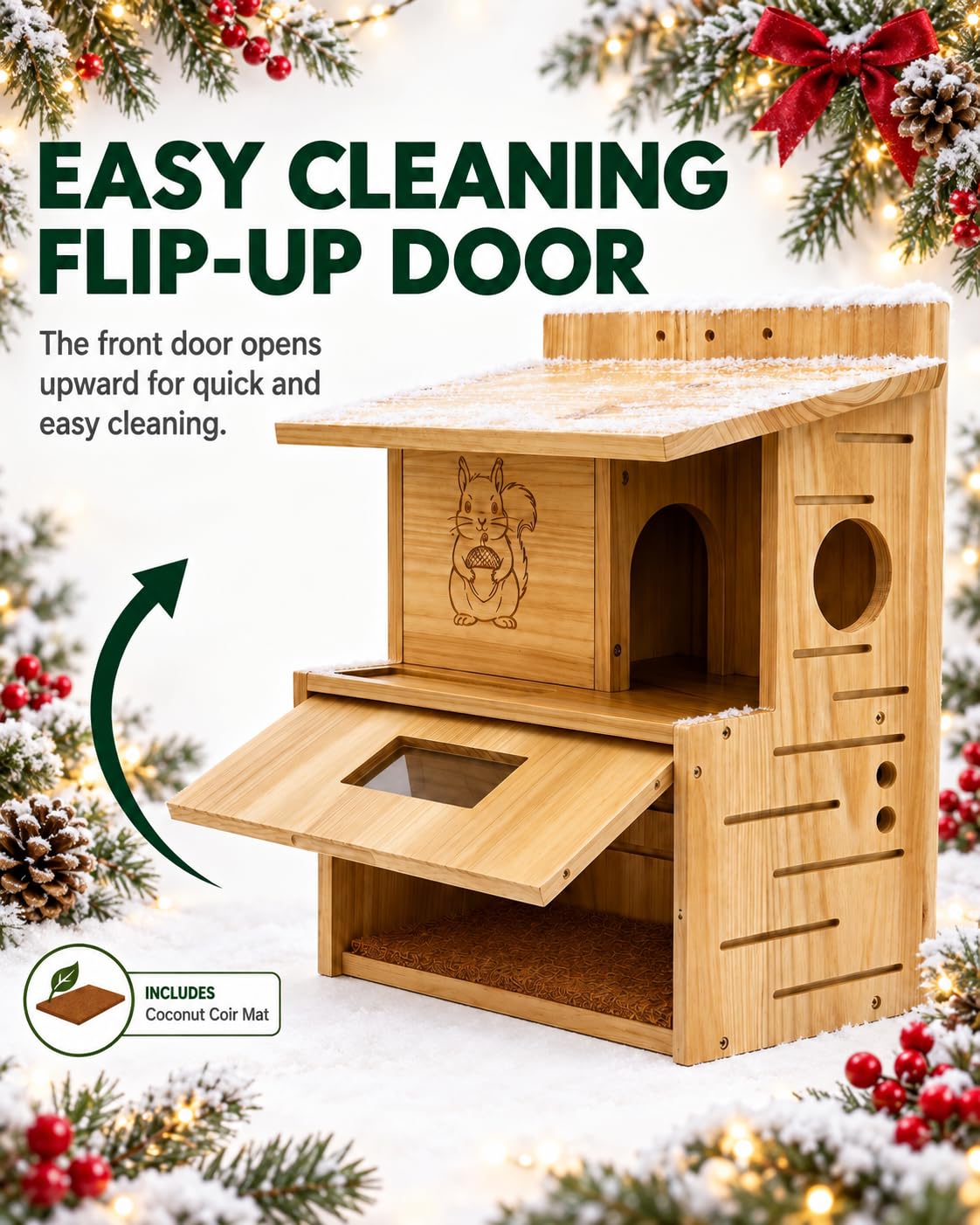 Leisurenest planche en sapin, texture résistante et stabilité extérieure