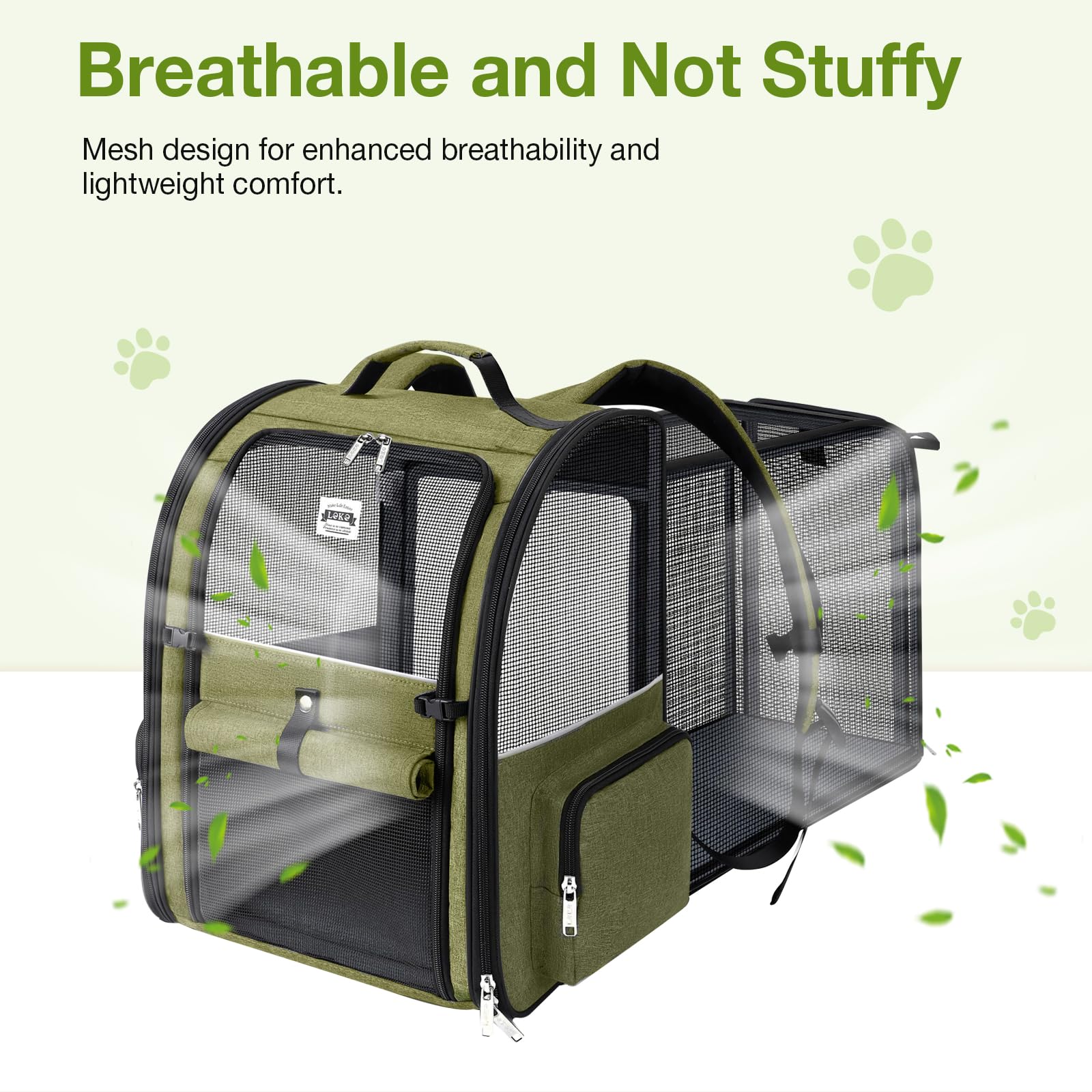 Lekebobor poche latérale contenant accessoires, rangement organisé en sortie