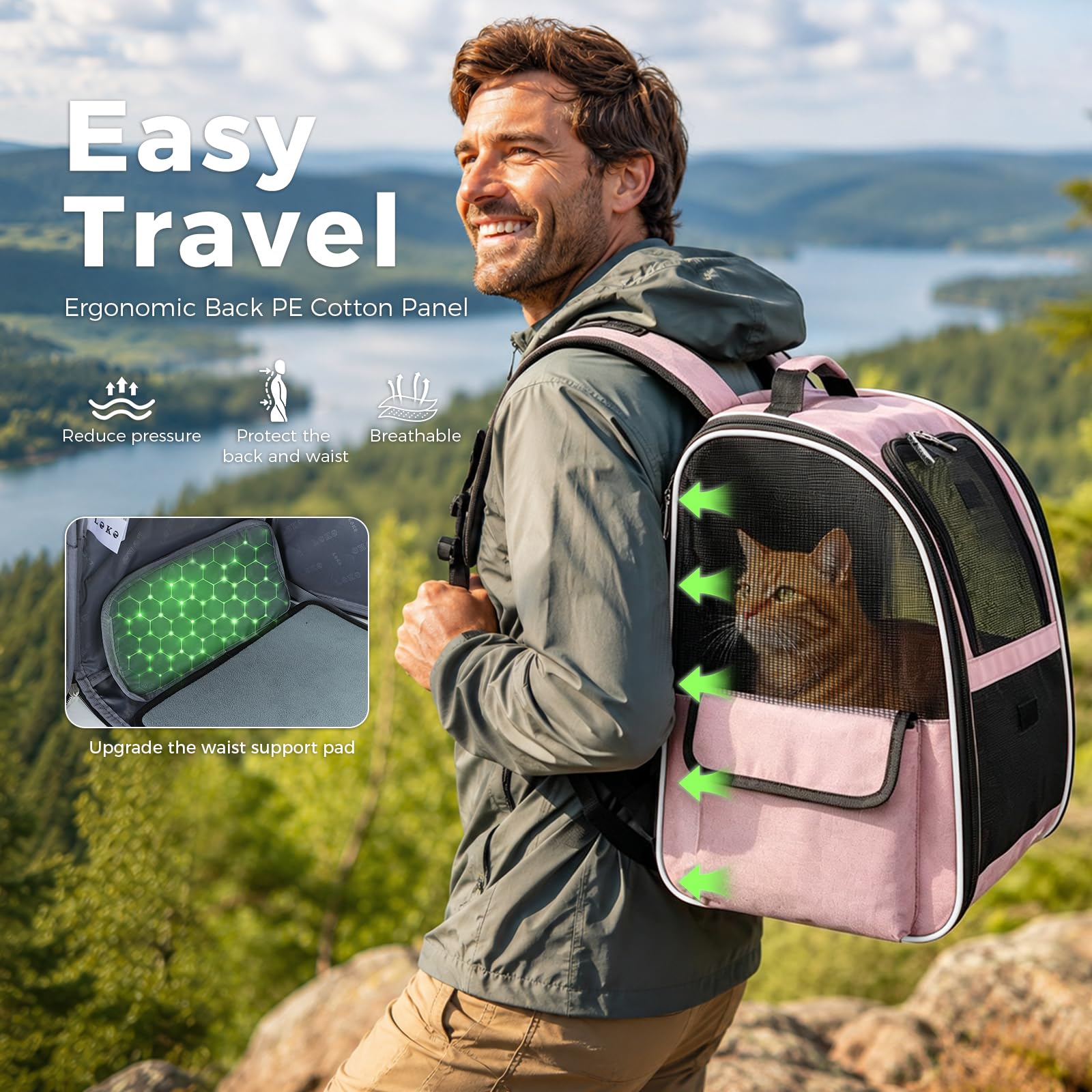 Lekereise sac plié à plat pour rangement compact et gain de place